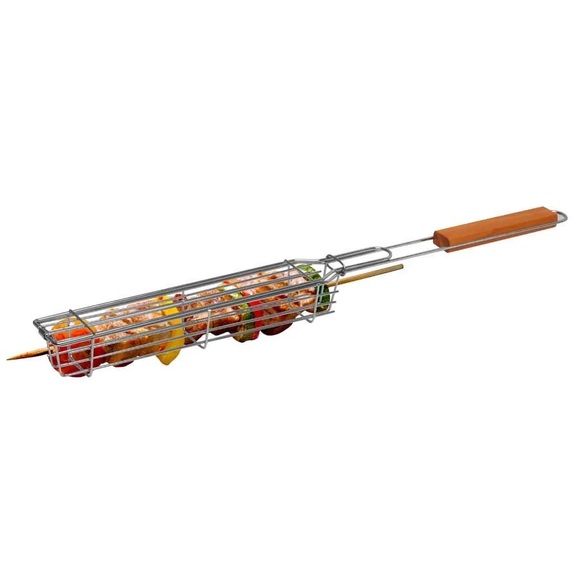 Hammer+Axe 4-Piece Kebab Basket, Non-Stick For Outdoor Grilling NWT - Picture 4 of 11